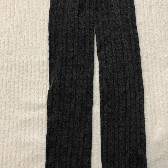 Accessories Dark Gray Cableknit Tights Poshmark